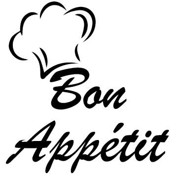 Sticker toque bonne appétit